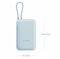 Внешний аккумулятор Xiaomi Power Bank With Cable USB-C 10000mAh Pocket Version Blue (P15ZM)